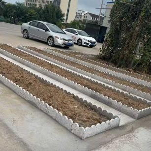 宜宾 花边石、花围石、花园石安装效果