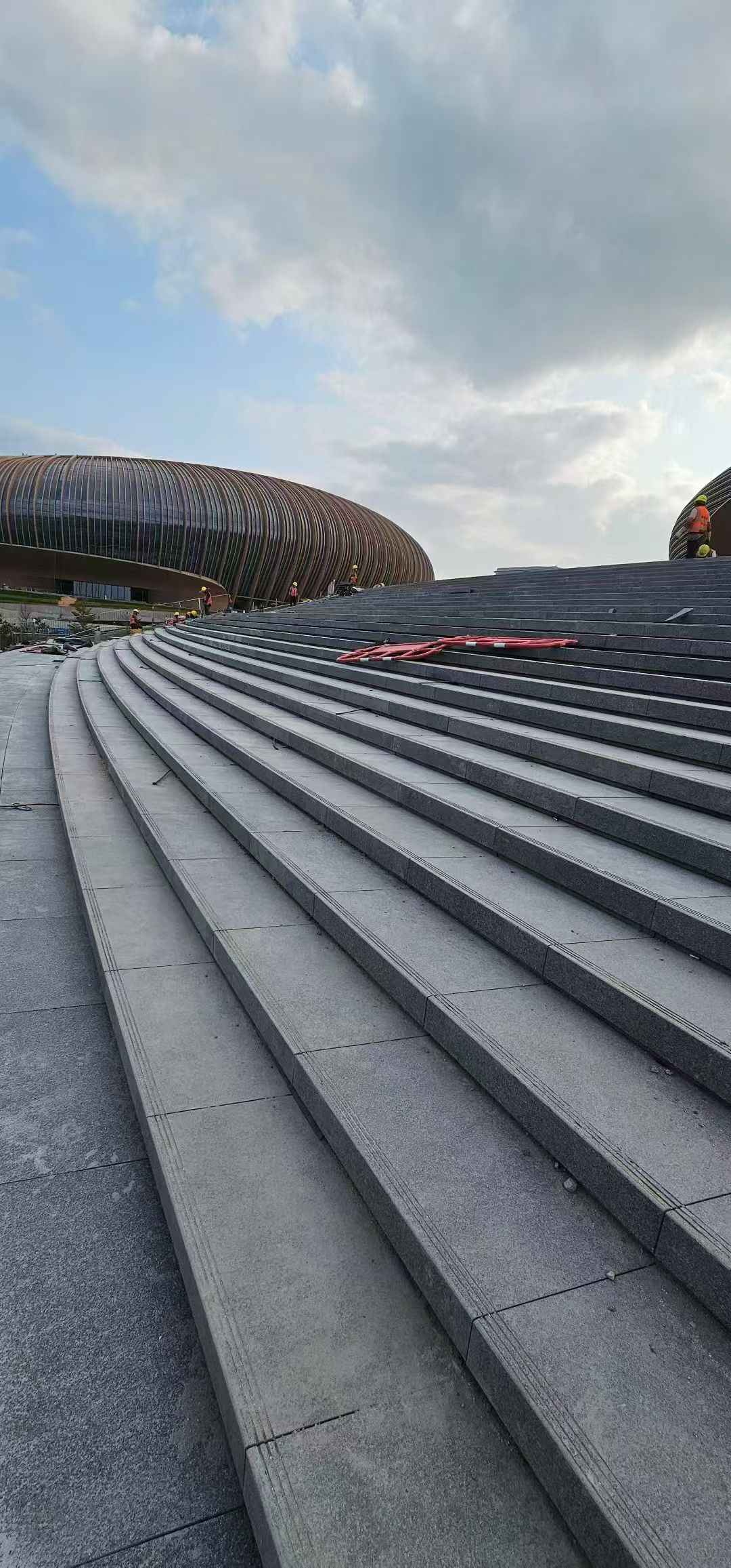 宜宾 弧形整石台阶铺装效果图
