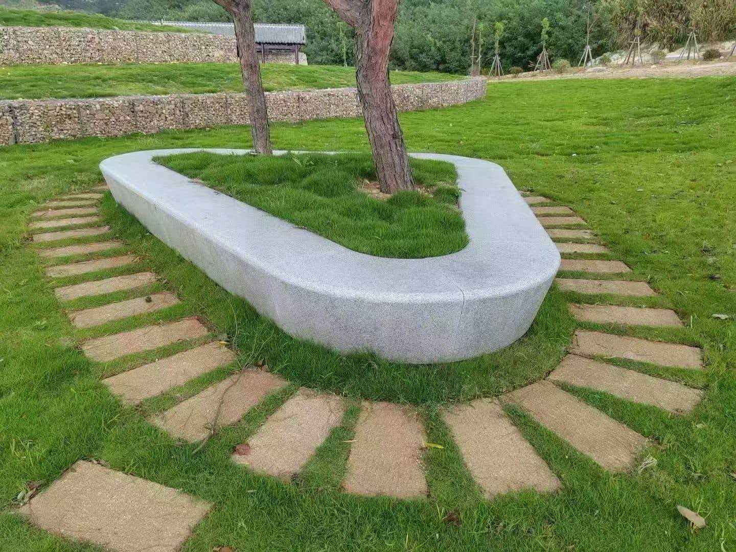 宜宾 芝麻白光面整石坐凳