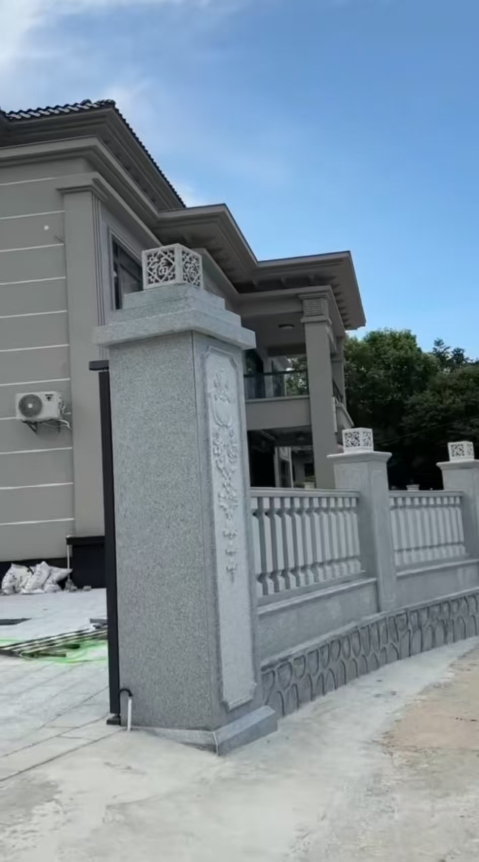 宜宾 芝麻白别墅围墙栏杆，私人订制