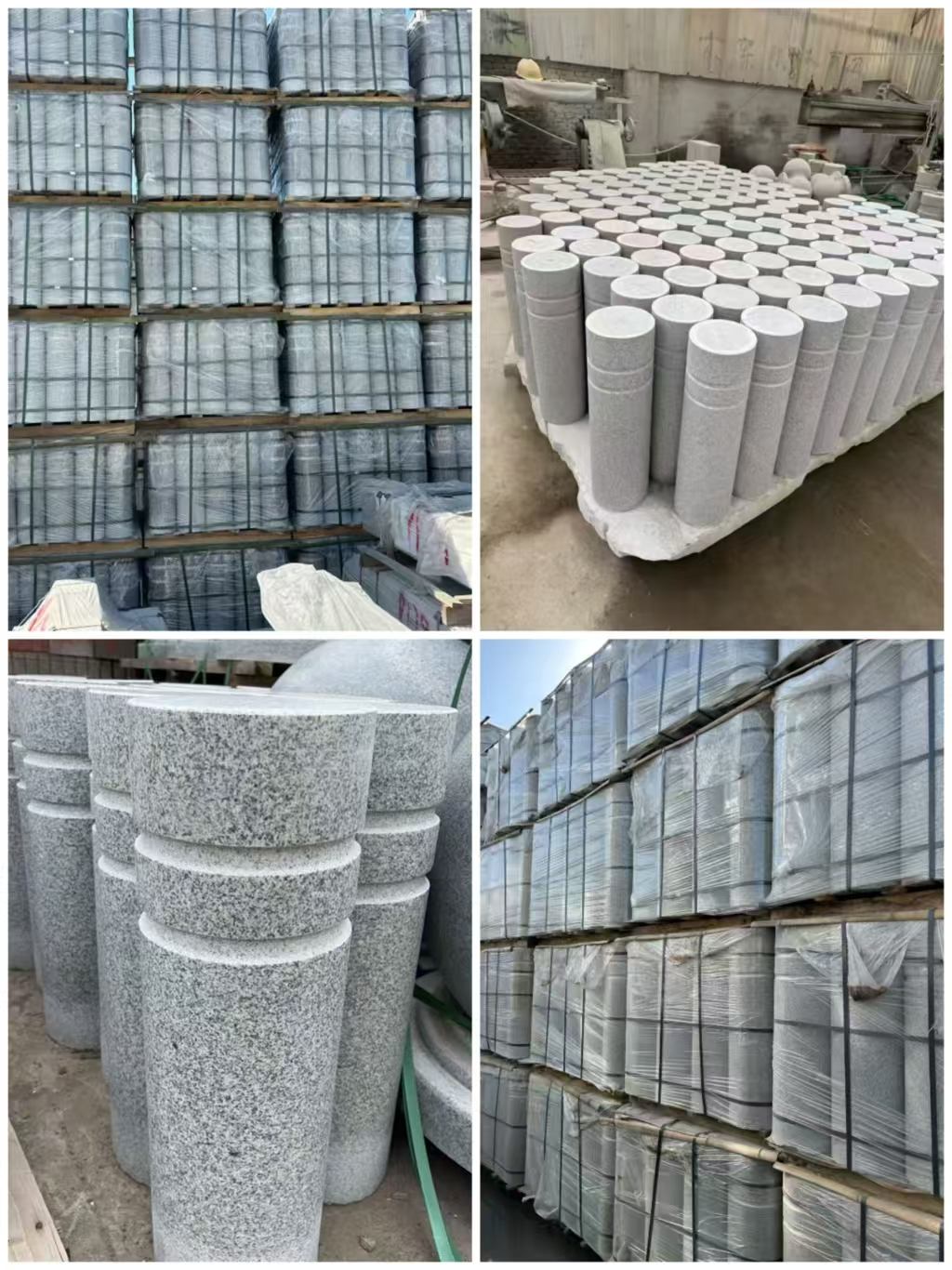 宜宾 芝麻白花岗岩挡车柱、隔离柱多少钱